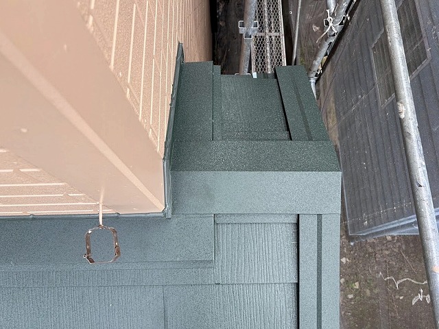 外壁との取り合い部分の雨仕舞い