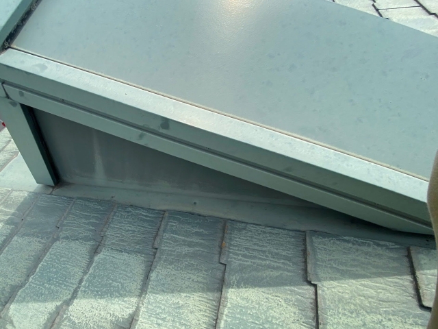 ドーマーの雨仕舞部を確認