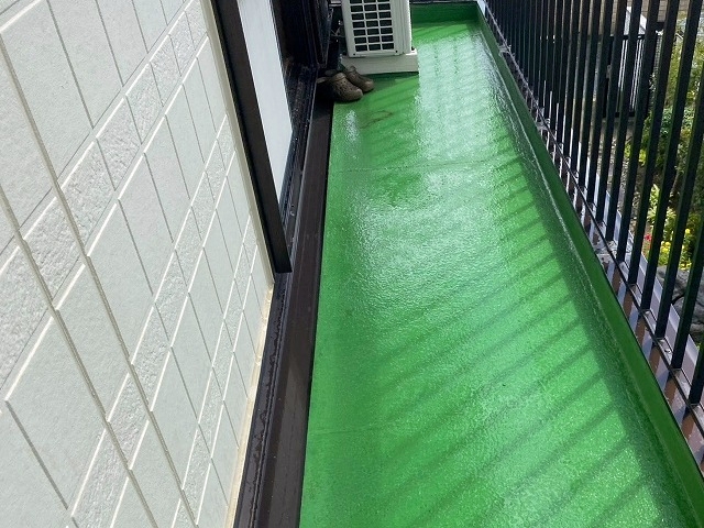 水戸市のベランダの雨漏り調査依頼