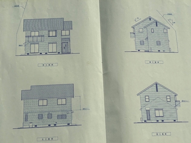 ハウス55　立面図
