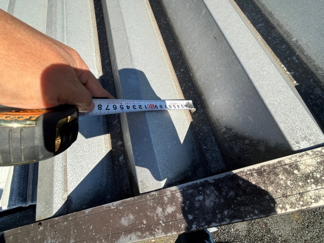 常陸大宮市の折板屋根1