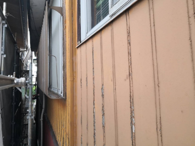 張り替え前の既存外壁