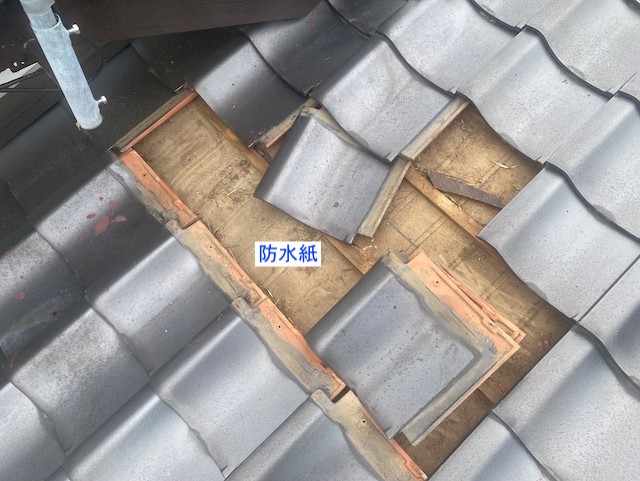 セメント瓦の防水紙は問題なし