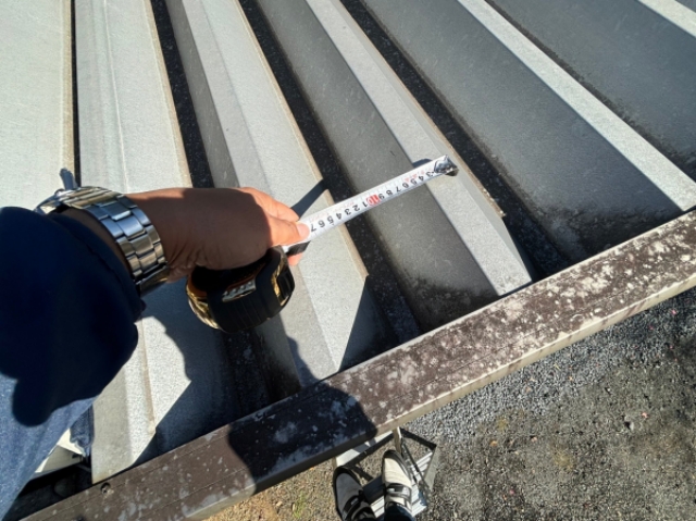 常陸大宮市の折板屋根2