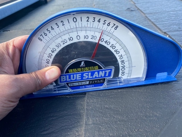 ひたちなか市の屋根は5寸勾配