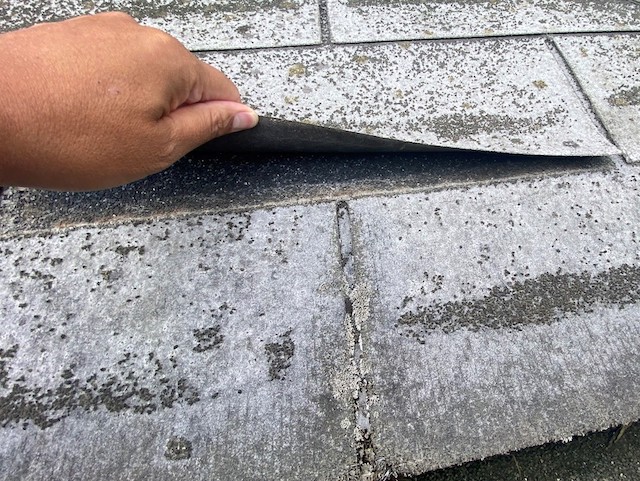 むくり屋根の屋根材はアスファルトシングル