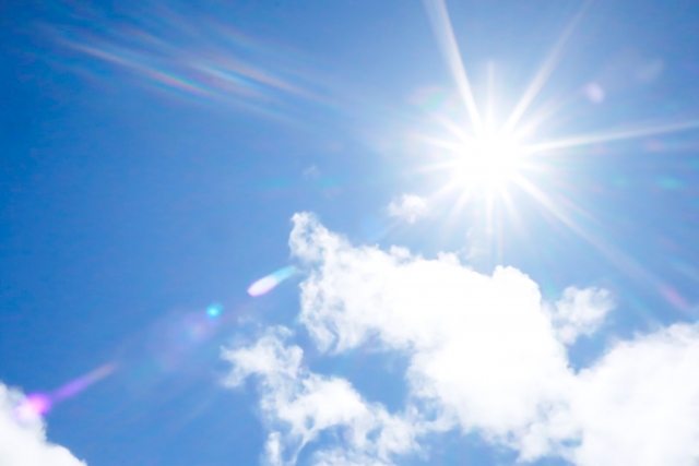 夏の紫外線は強烈