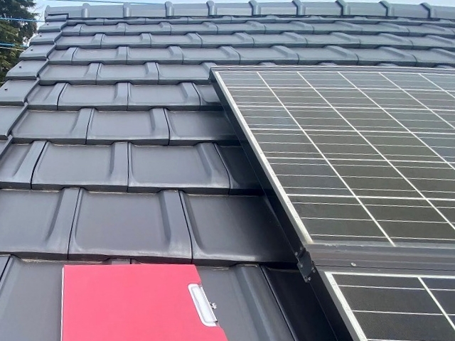 2階の屋根のズレと釘浮き調査