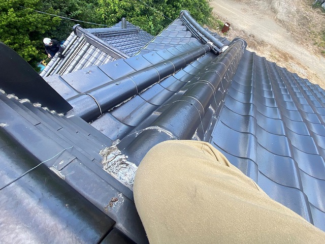 棟から見下ろした視界