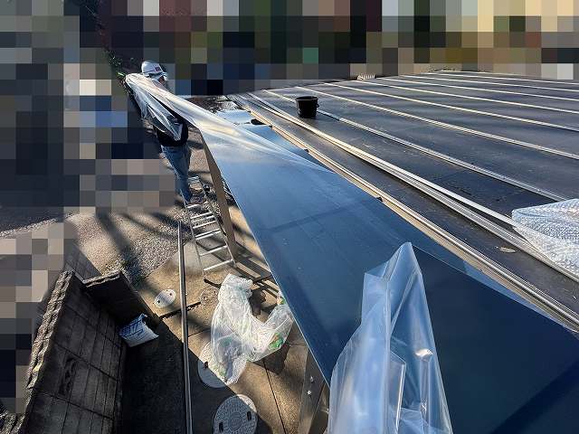 新しいパネルの設置