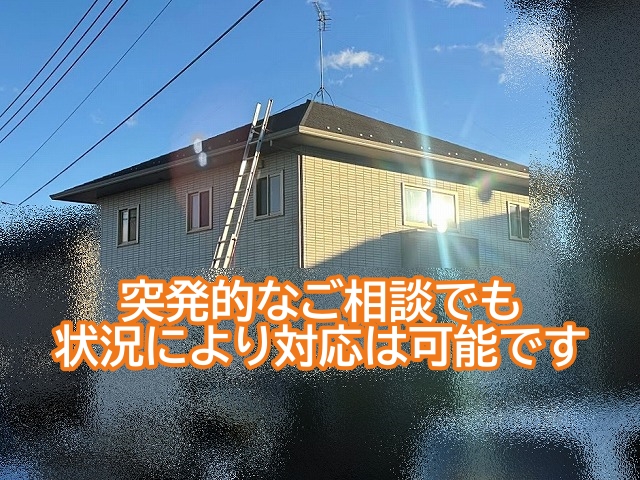 突発的なトラブルや相談も状況により対応は可能