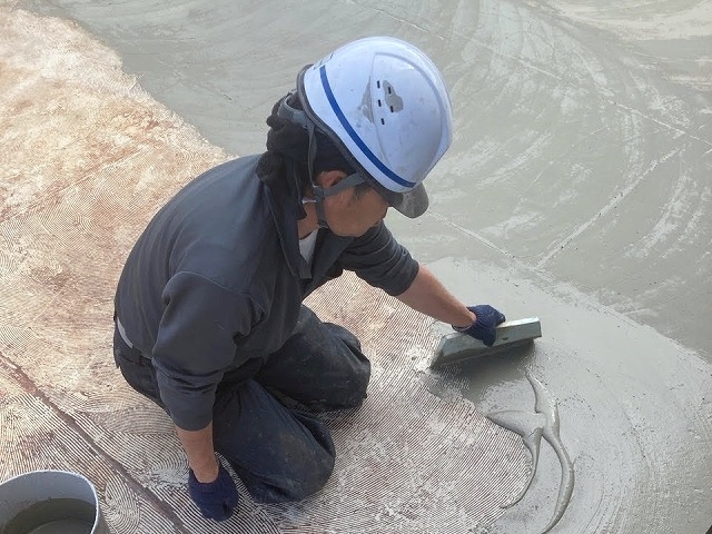 ウレタン防水のノロ引き