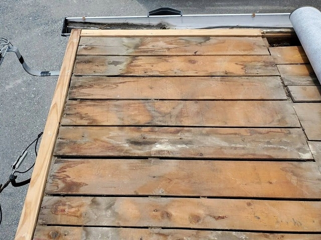 セメント瓦葺き直し腐った淀を交換