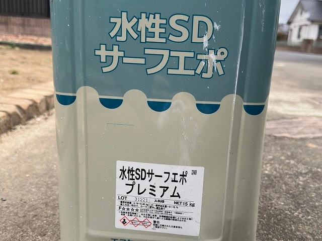 ひたちなか市の現場で使用した外壁下塗り材