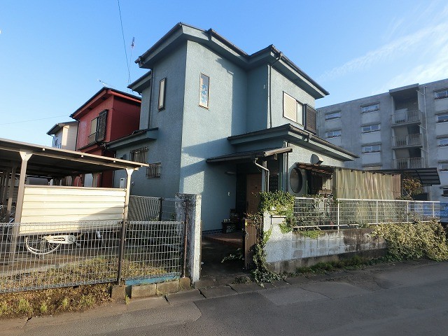 古河市の雨樋修理案件の外観