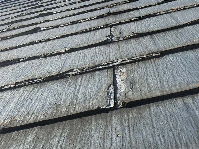 表面層が剥がれてしまっている東海村のパミール