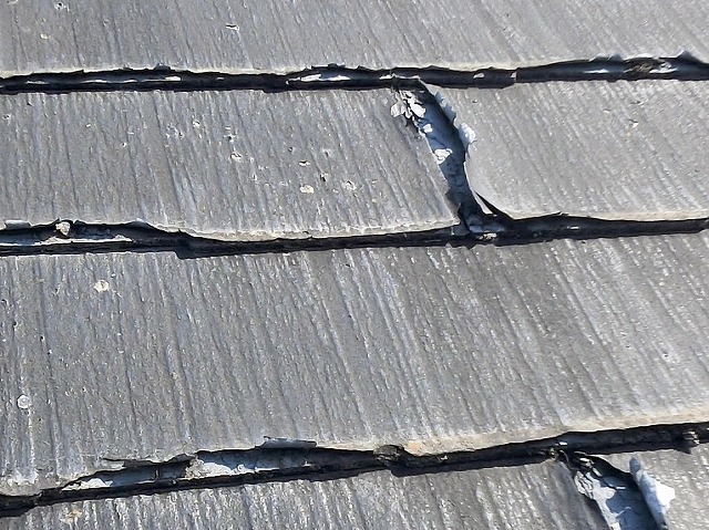 層間剥離を起こした茨城町のパミール