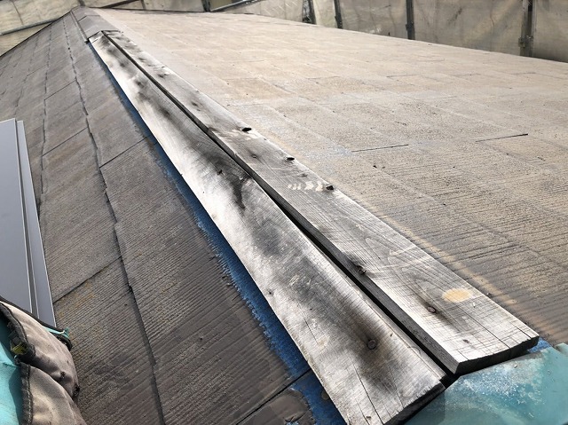 棟板金破損雨漏り