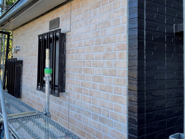 浴室面サイディング部分張り替え