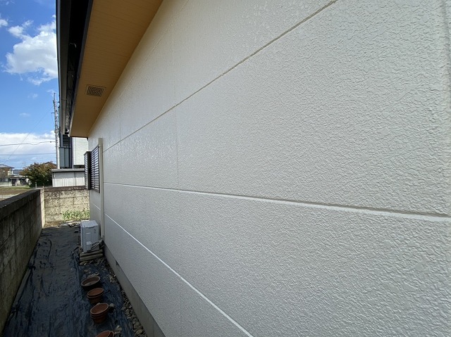 綺麗に塗り上がり生まれ変わった外壁面