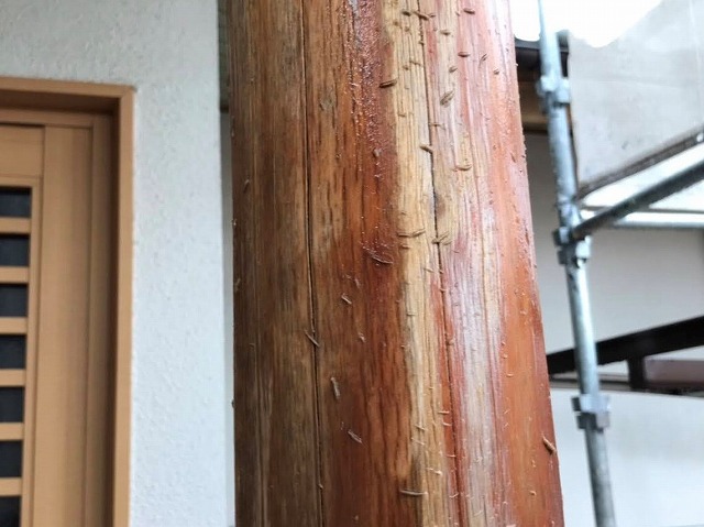 アク洗い用の洗浄剤を塗布