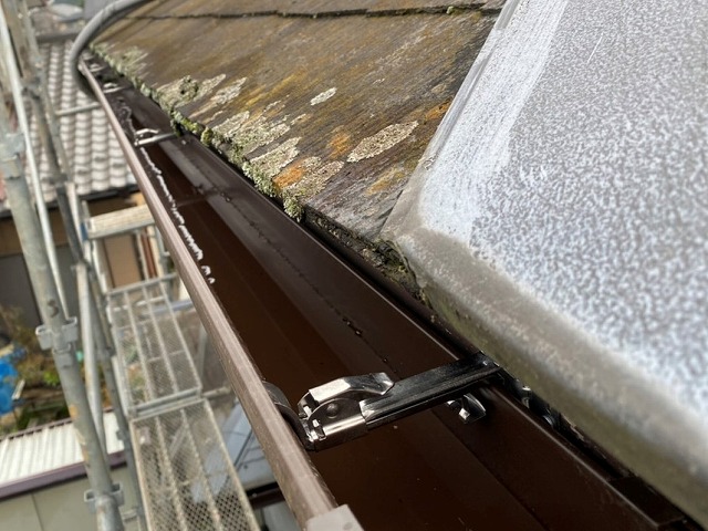 新茶の角樋に交換した結城市内の雨樋