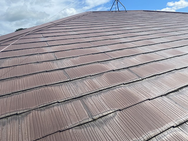 小美玉市の現場のスレートコロニアル