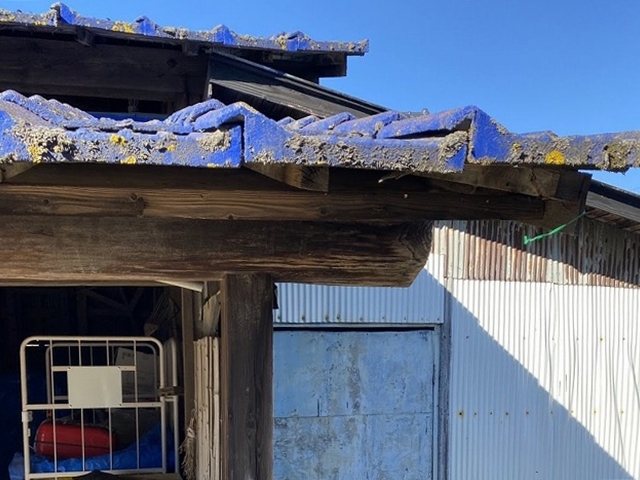 那珂市雨樋工事集水器取り付け前