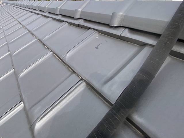 水戸市瓦の釘浮きから始まった棟漆喰調査