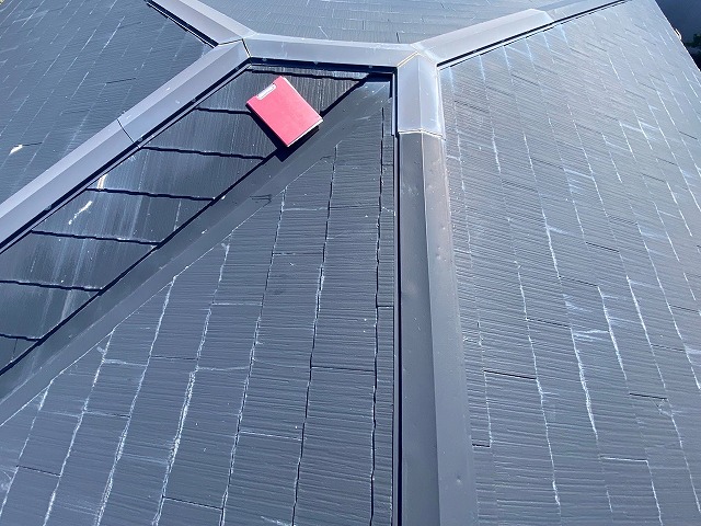 屋根工事を着手した、ひたちなか市のスレート屋根