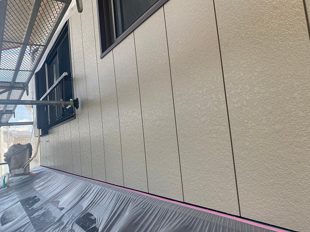 金属サイディングでカバーした結城市の外壁