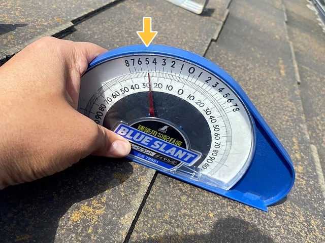 屋根の勾配は水捌けのいい5寸