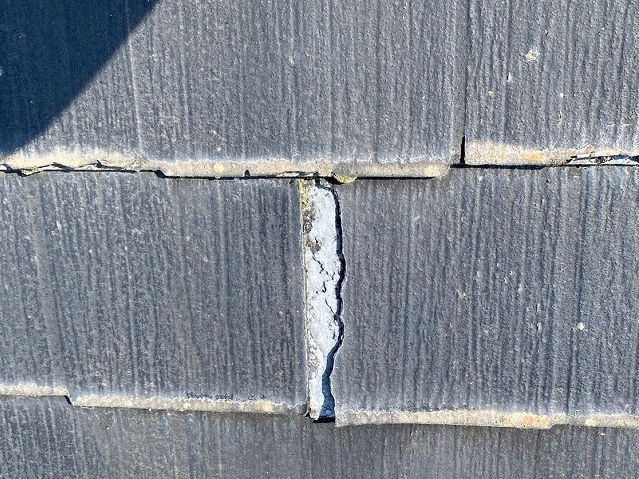 基材のセメントまで剥離したパミール