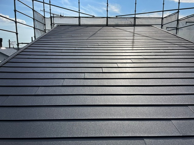 スーパーガルテクトでカバー工法を行った水戸市の現場