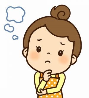 悩んでいるイメージイラスト