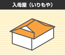 入母屋屋根のイラスト