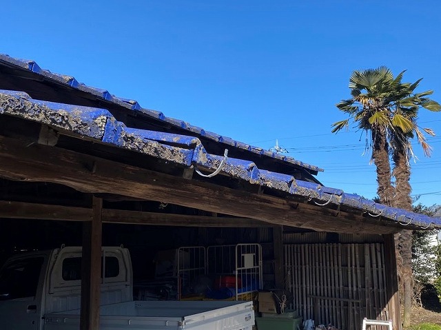 横打ち支持金具設置完了