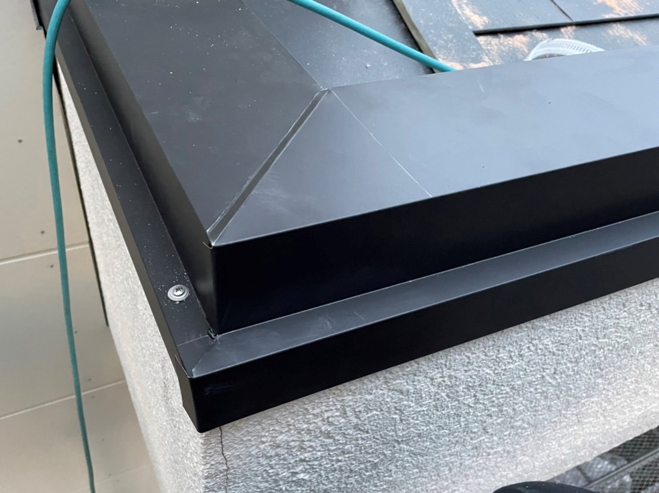 ひたちなか市店舗笠木施工