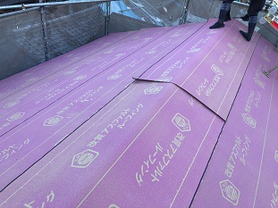 改質アスファルトルーフィング