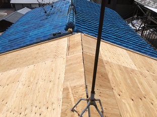 構造用合板施工