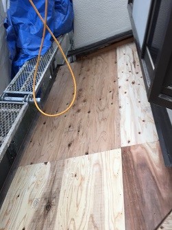 構造用合板施工