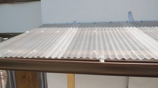 ポリカ波板交換