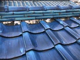 長岡京市　屋根漆喰