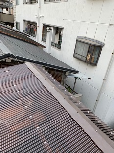 ポリカ波板交換