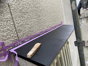 板金コーキング処理