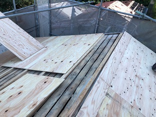 構造用合板施工