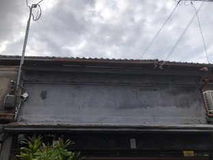 鼻隠し板金巻き