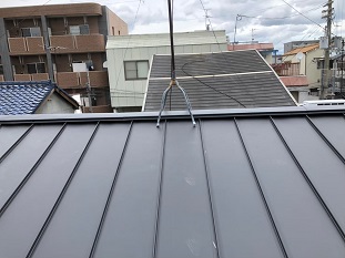 棟板金取り付け