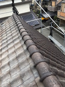 棟瓦やりかえ