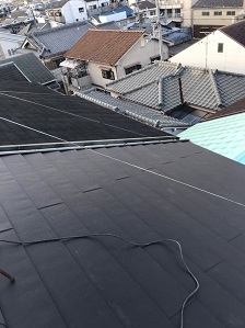 カバー工法　屋根工事